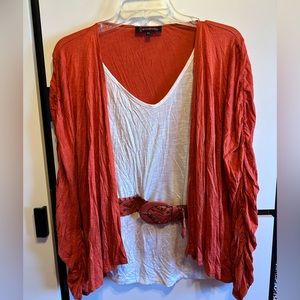 Annabelle Cardigan Top w/Belt